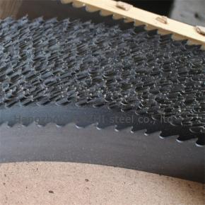 Bi-metal band saw blade for steel cutting